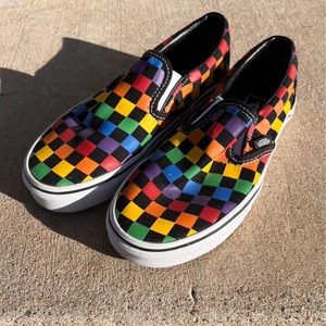 Vans Women’s Size 6 Multicolor Like New Slip On